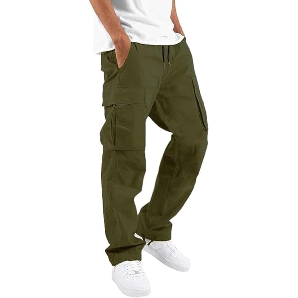 Amazon.com: WZIKAI Mens Cargo Pants Casual Joggers Hiking Pants